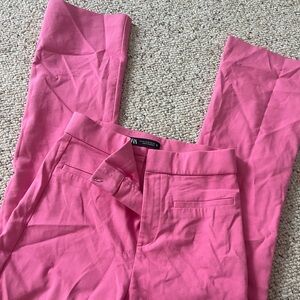 Zara pink pants XS